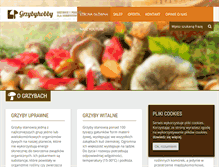 Tablet Screenshot of grzybyhobby.pl